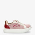 Yarely sneakers de piel con forro interior de piel. rosa