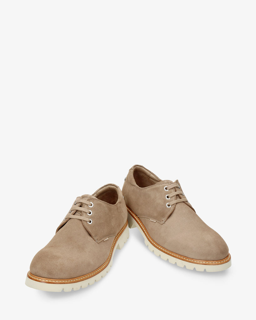 Gadner zapatos de piel con forro interior de piel. taupe